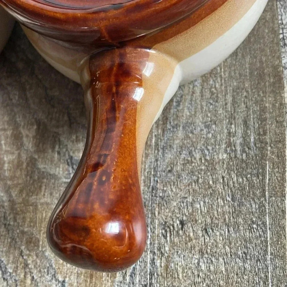 Set of French Onion Soup  Bowls w Lids - Picture 7 of 7